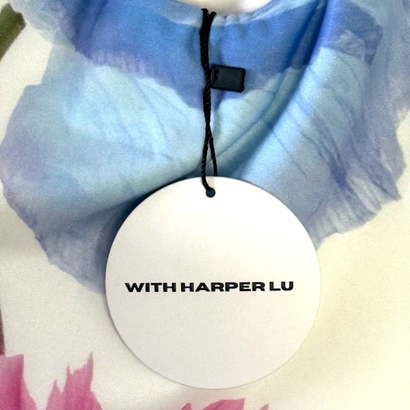 With Harper Lu Azure Mini Dress - Small (NWT) - Picture 8 of 9